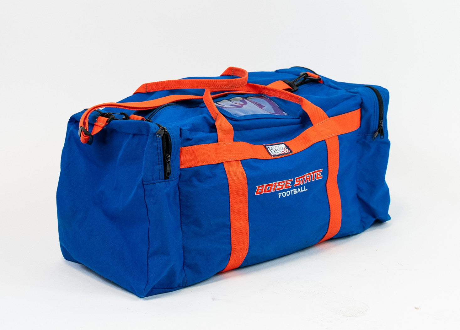 football gear bag Bronco Football Blue Travel Bag – CollectBSU.com