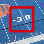 The Boise State Blue Turf 30-Yard Line