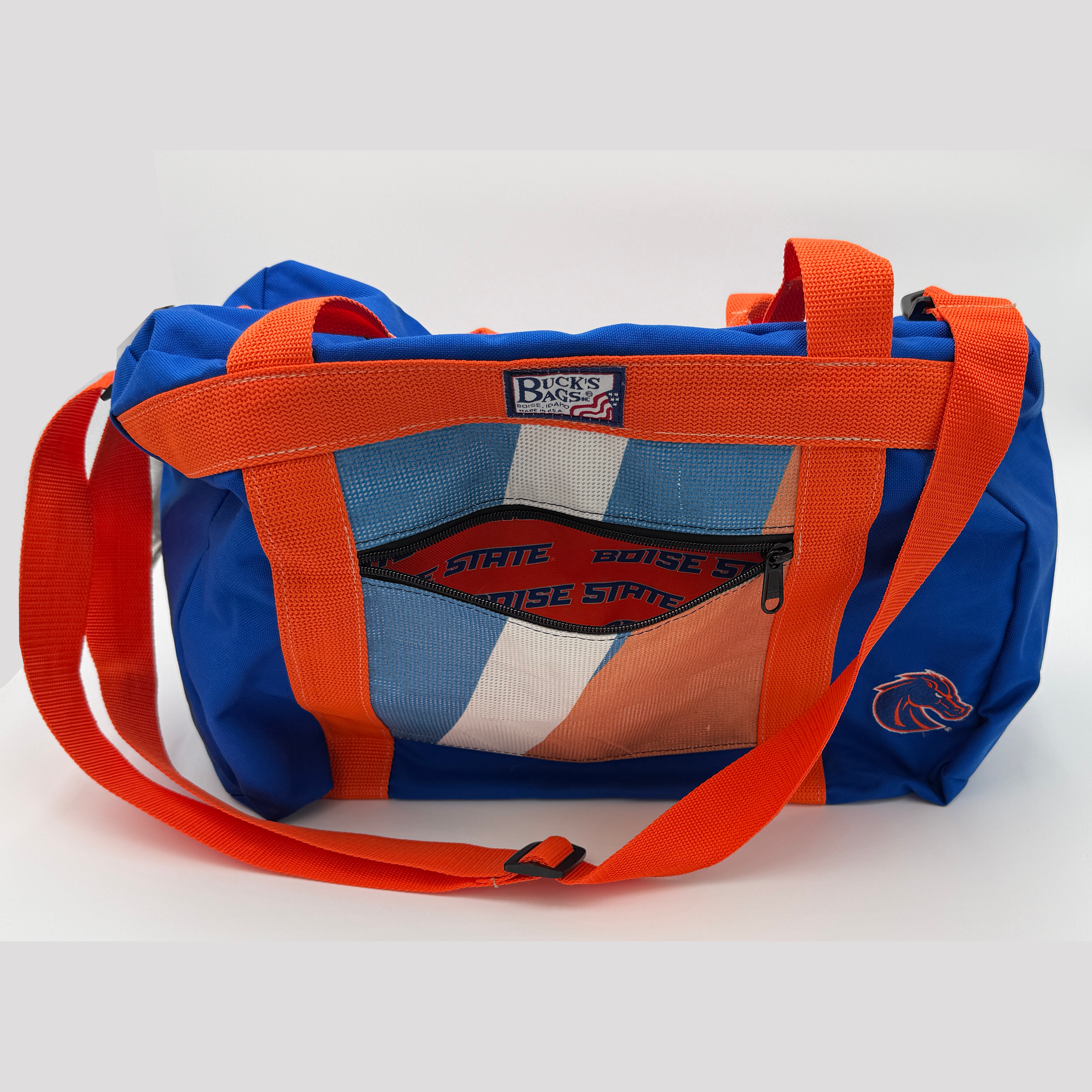 Boise State Duffel Bag Made From Official Stadium Banner