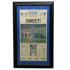 Boise State “SWEET!” 2007 Fiesta Bowl Framed Newspaper Cover