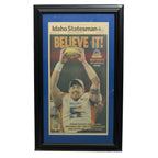 Framed “Believe It” 2007 Fiesta Bowl Newspaper Front Page