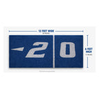 Boise State Blue Turf — The 20-Yard Line Game-Used | Authenticated | Limited Availability