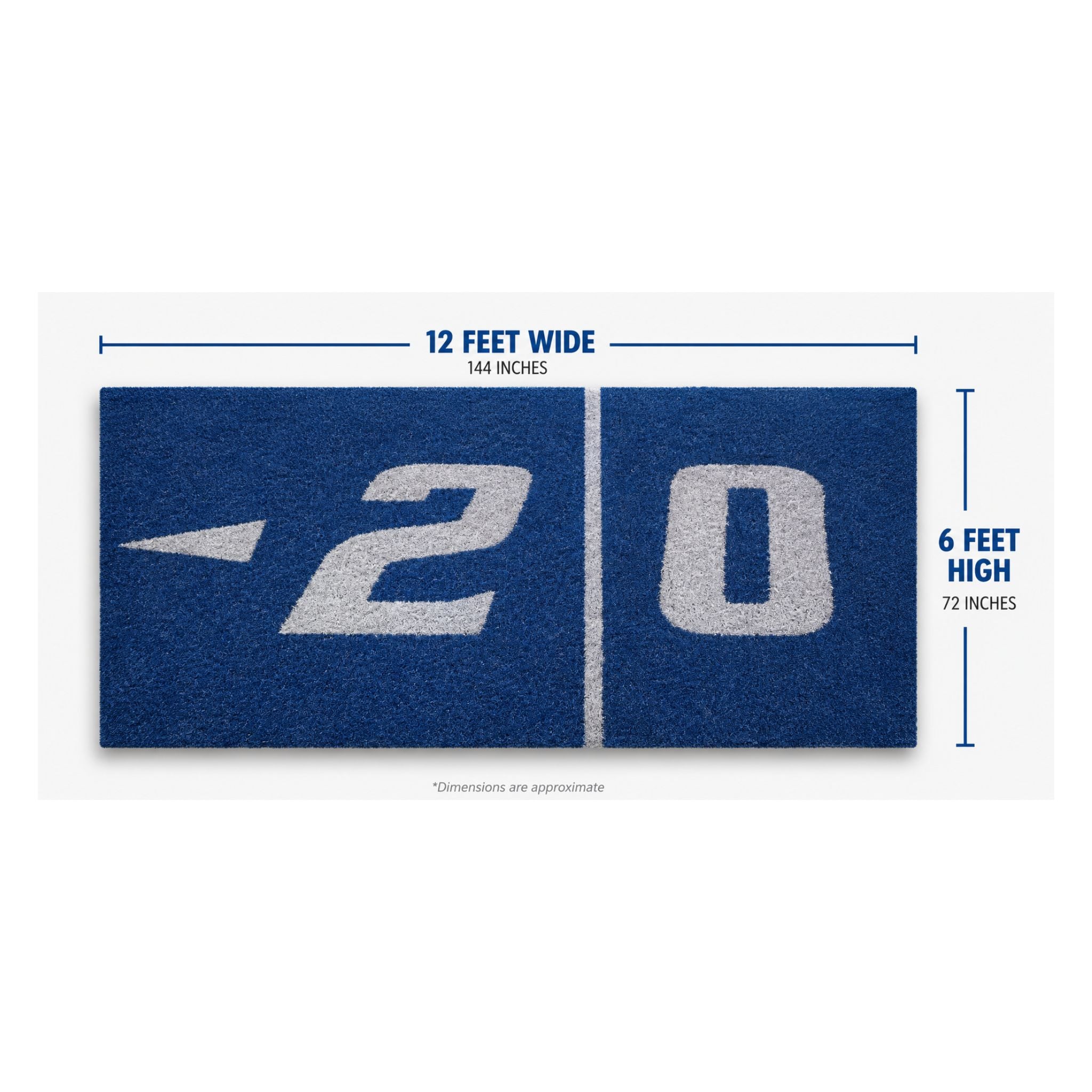 Boise State Blue Turf — The 20-Yard Line Game-Used | Authenticated | Limited Availability