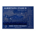 Large Museum-Quality Game-Used Blue Turf Art Print Limited Edition - 100 total