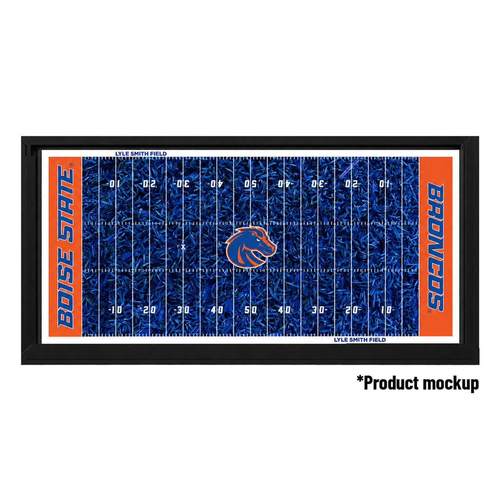 Boise State Blue Turf Mini Football Field Collectibles - Limited Edition