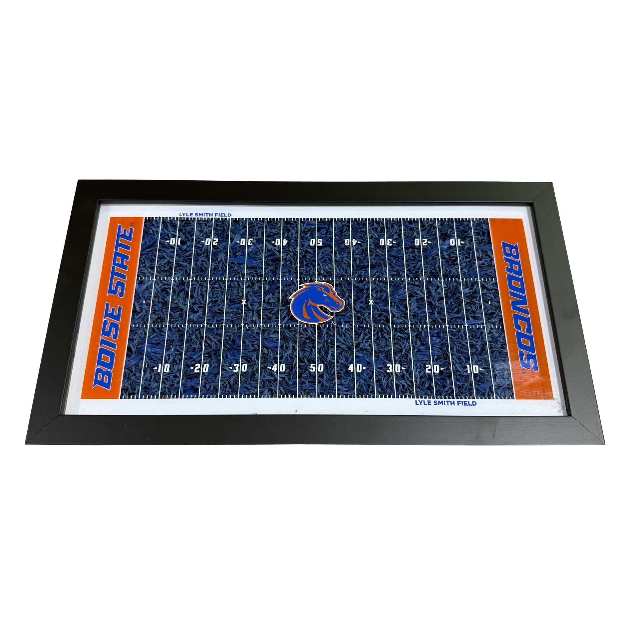 Boise State Blue Turf Mini Football Field Collectibles - Limited Edition